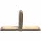 Ekena Millwork Eugene Rough Sawn Timber Gable Bracket, Douglas Fir, 72"W x 45"H x 6"D x 6"F, 15/12 Pitch GBW072X45X0606EUG00RDF - alternate 2